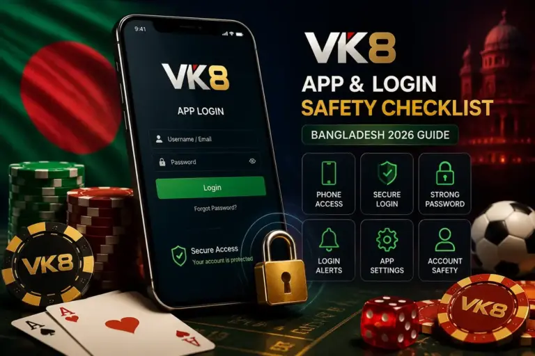 VK8 App and Login Safety Checklist Bangladesh 2026